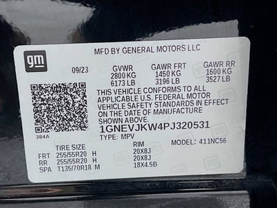 2023 Chevrolet Traverse RS