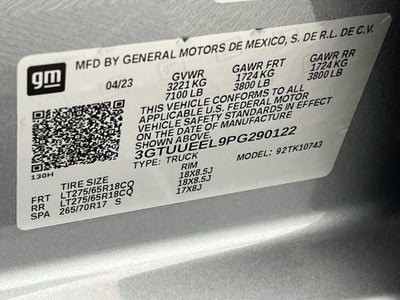 2023 GMC Sierra 1500 AT4